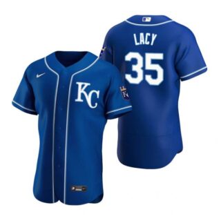 Men's Asa Lacy Kansas City Royals Flex Base Jersey Royal R