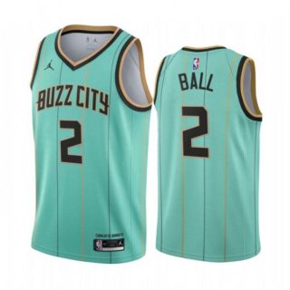 Men's LaMelo Ball Charlotte Hornets Basketball Jersey Green