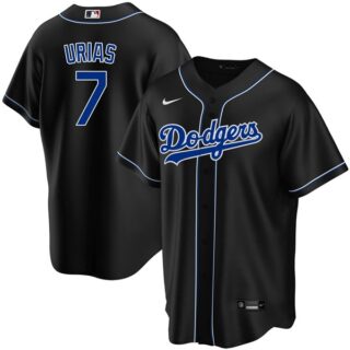 Youth Julio Urias Los Angeles Dodgers Black Fashion Jersey Stitched