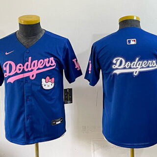 Men's Los Angeles Dodgers White Script Back Graphic Baseball Jersey - Royal Blue