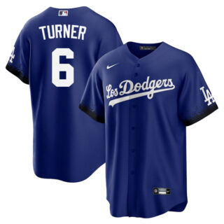 Youth Trea Turner Los Angeles Dodgers 2021 City Connect Stitched Jersey