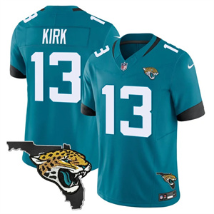 Men's jacksonville jaguars florida patch vapor jersey all stitched christian kirk #13