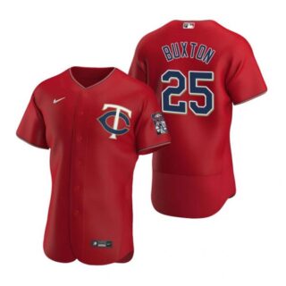 Men's Byron Buxton Minnesota Twins Flex Base Jersey Red