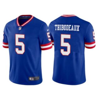 Youth New York Giants Kayvon Thibodeaux Royal Classic Vapor Limited Stitched Jersey