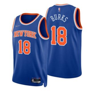 Men's Alec Burks New York Knicks 75th Anniversary Diamond Jersey