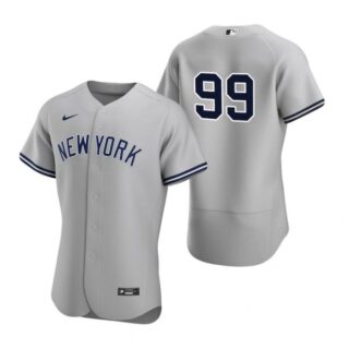 Men's Aaron Judge New York Yankees Flex Base Jersey Gray