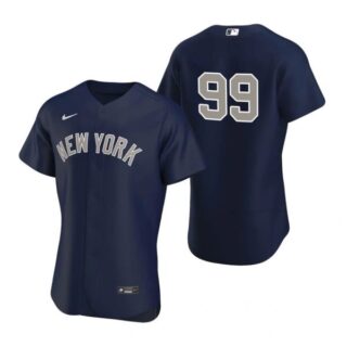 Men's Aaron Judge New York Yankees Flex Base Jersey Navy