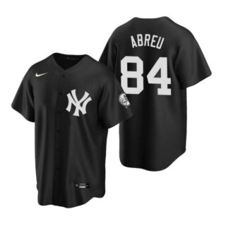 Men's Albert Abreu New York Yankees Cool Base Jersey Black