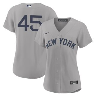 Women New York Yankees #45 Gerrit Cole Field of Dreams Throwback Jersey Stitched