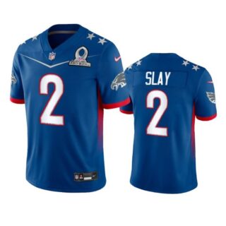 Men's Darius Slay Philadelphia Eagles 2022 NFC Pro Bowl Stitched Jersey Royal