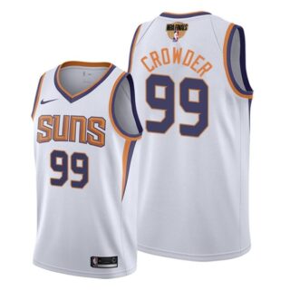 Men's #99 Jae Crowder Phoenix Suns 2021 NBA Finals Jersey White Association