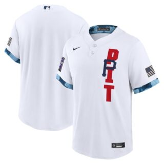 Youth Pittsburgh Pirates 2021 MLB All-Star White Jersey Worn In-Game - Stitched