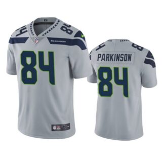 Men's #84 Colby Parkinson Seattle Seahawks Limited Jersey Stitched Gray