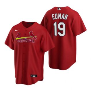 Men's Tommy Edman St. Louis Cardinals Cool Base Jersey White Red