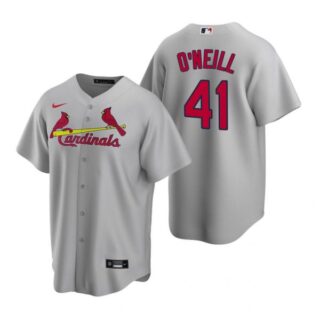 Men's Tyler O'Neill St. Louis Cardinals Cool Base Jersey Light Blue Gray