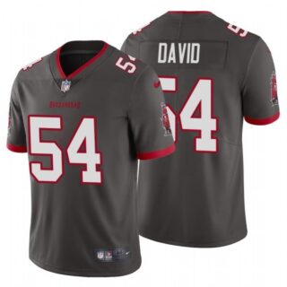 Men's Lavonte David Tampa Bay Buccaneers Vapor Limited Jersey Stitched Pewter