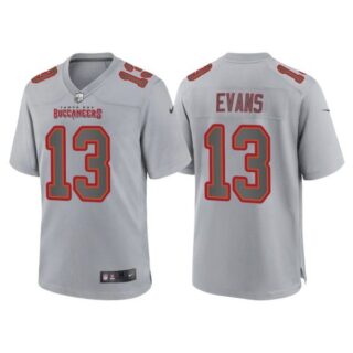 Youth Tampa Bay Buccaneers Mike Evans Gray Atmosphere Fashion Stitched Jersey
