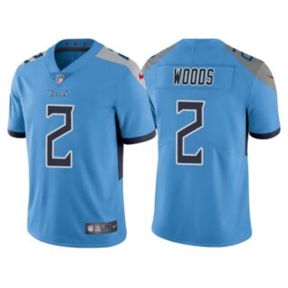 Youth Tennessee Titans Robert Woods Light Blue Vapor Limited Stitched Jersey