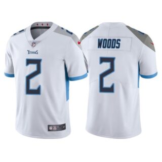 Youth Tennessee Titans Robert Woods White Vapor Limited Stitched Jersey