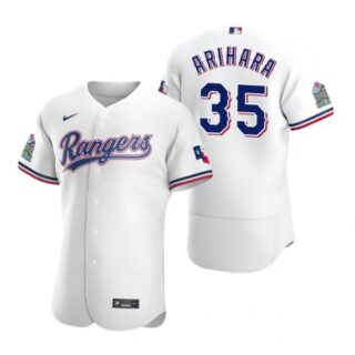 Men's Kohei Arihara Texas Rangers Flex Base Jersey Scarlet White