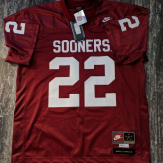 Men's Oklahoma Sooners #22 Marcus Dupree Jersey