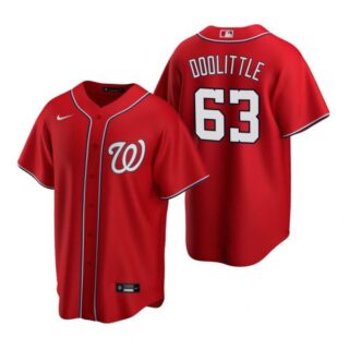 Men's Sean Doolittle Washington Nationals Cool Base Jersey Red Red