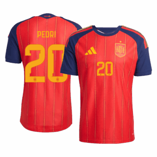 Spain PEDRI #20 Home Soccer Jersey Authentic 2026