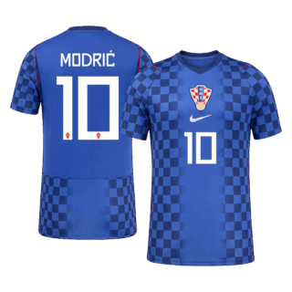 Croatia MODRIC #10 Away Soccer Jersey Authentic 2026