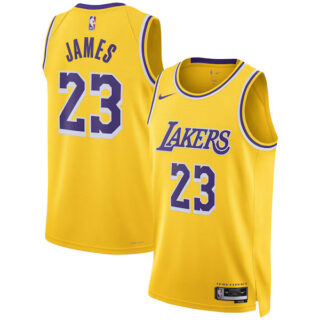 Women's LeBron James Los Angeles Lakers #23 Swingman Jersey - Icon Edition - Gold
