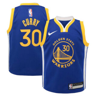 Youth Stephen Curry Golden State Warriors #30 Preschool Dri-FIT Swingman Player Jersey - Icon Edition - Royal