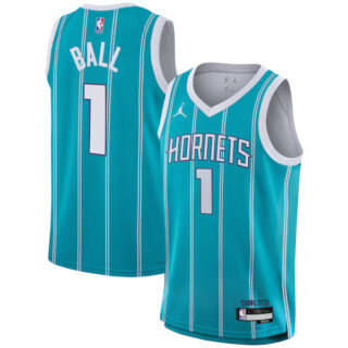 Youth LaMelo Ball Charlotte Hornets #1 Swingman Jersey - Icon Edition - Teal