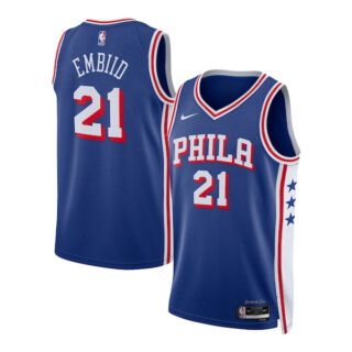 Youth Joel Embiid Philadelphia 76ers #21 Swingman Jersey - Icon Edition - Royal