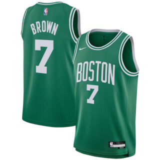Youth Jaylen Brown Boston Celtics #7 Swingman Jersey - Icon Edition - Kelly Green