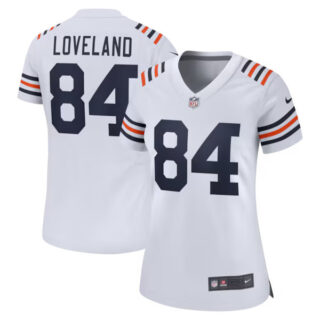 Women's Colston Loveland Chicago Bears #84 Alternate Game Jersey - White