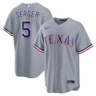 Corey Seager Texas Rangers #5 Road Jersey - Gray