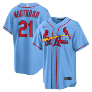 Lars Nootbaar St. Louis Cardinals #21 Alternate Jersey - Light Blue
