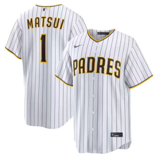 Yuki Matsui San Diego Padres #1 Home Jersey - White