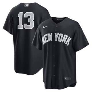 Jazz Chisholm Jr. New York Yankees #13 Alternate Jersey - Navy