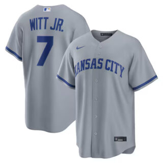 Bobby Witt Jr. Kansas City Royals #7 Road Jersey - Gray
