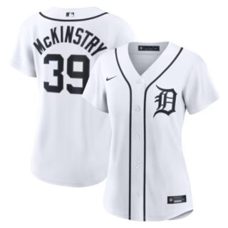 Women's Zach McKinstry Detroit Tigers #39 Home Jersey - White