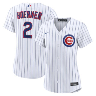 Women's Nico Hoerner Chicago Cubs #2 Home Jersey - White