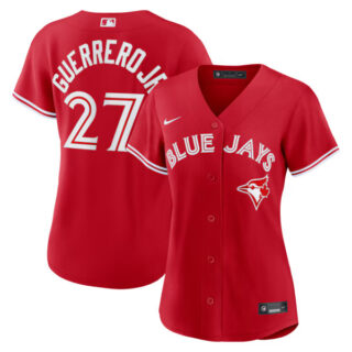 Women's Vladimir Guerrero Jr. Toronto Blue Jays #27 Canada Day Jersey - Red
