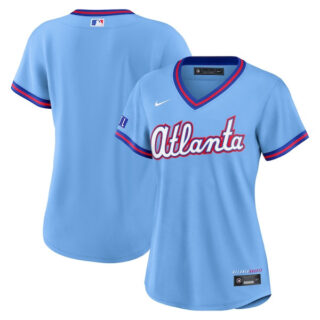 Women's Atlanta Braves 2026 City Connect Stadium Jersey - Powder Blue