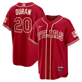 Ezequiel Duran Texas Rangers #20 2026 City Connect Stadium Jersey - Red