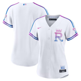 Women's Kansas City Royals 2026 City Connect Stadium Jersey - White
