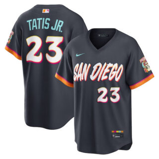 Fernando Tatis Jr. San Diego Padres #23 2026 City Connect Stadium Jersey - Obsidian