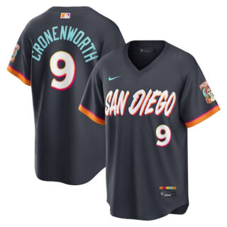 Jake Cronenworth San Diego Padres #9 2026 City Connect Stadium Jersey - Obsidian