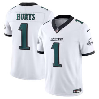 Jalen Hurts Philadelphia Eagles #1 Vapor F.U.S.E. Stitched Limited Jersey - White