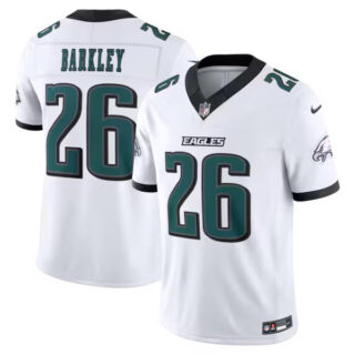 Saquon Barkley Philadelphia Eagles #26 Vapor F.U.S.E. Stitched Limited Jersey - White
