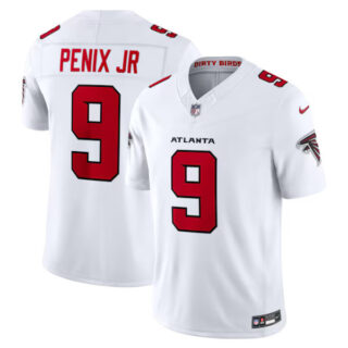 Michael Penix Jr. Atlanta Falcons #9 Vapor F.U.S.E. Stitched Limited Jersey - White